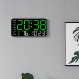 Reloj de pared digital grande con pantalla LED