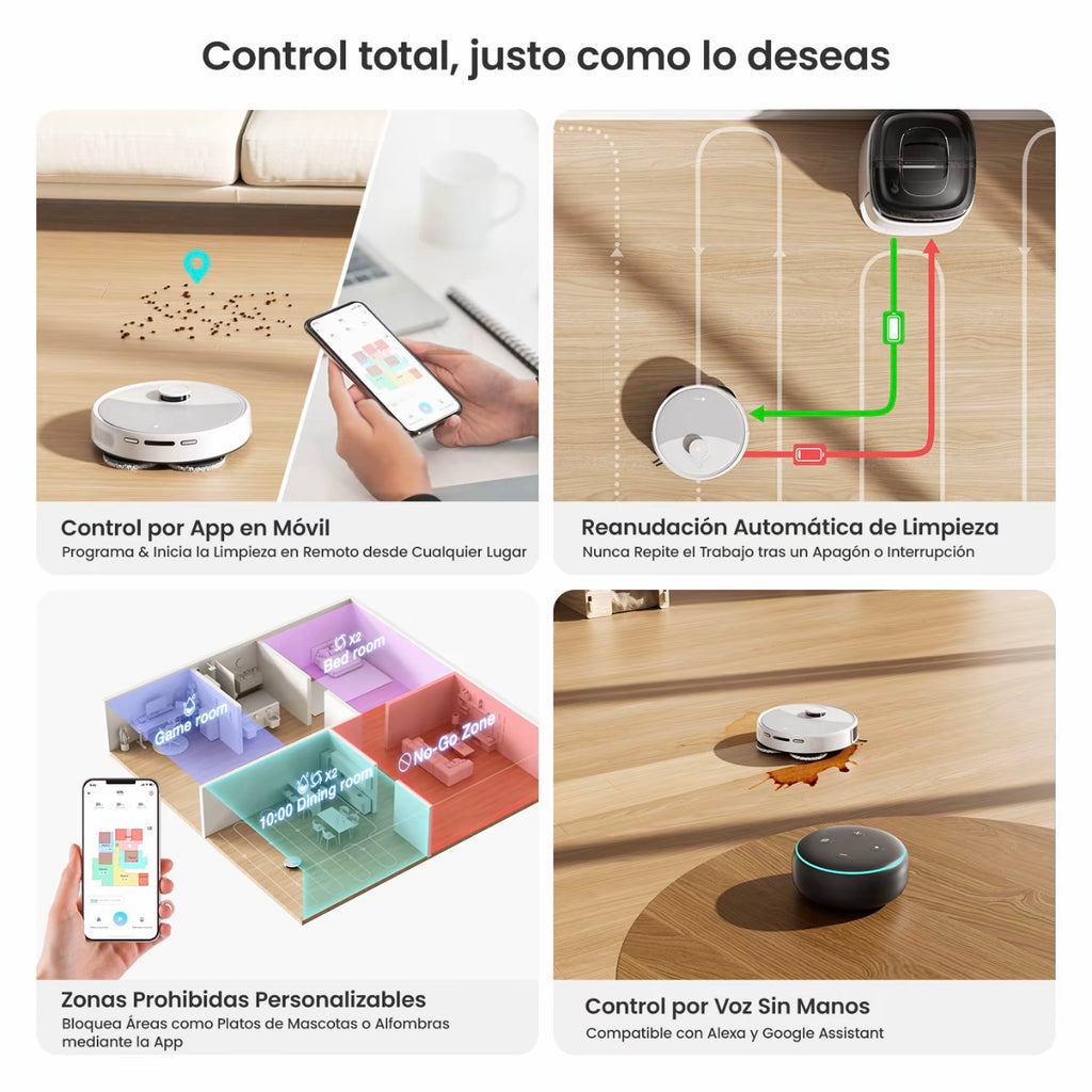 Robot aspiradora inteligente￼￼