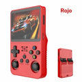R36s Consola de juegos retro portátil, Pantalla a color HD,