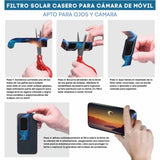 Gafas, eclipse solar, homologado y certificado ISO ￼
