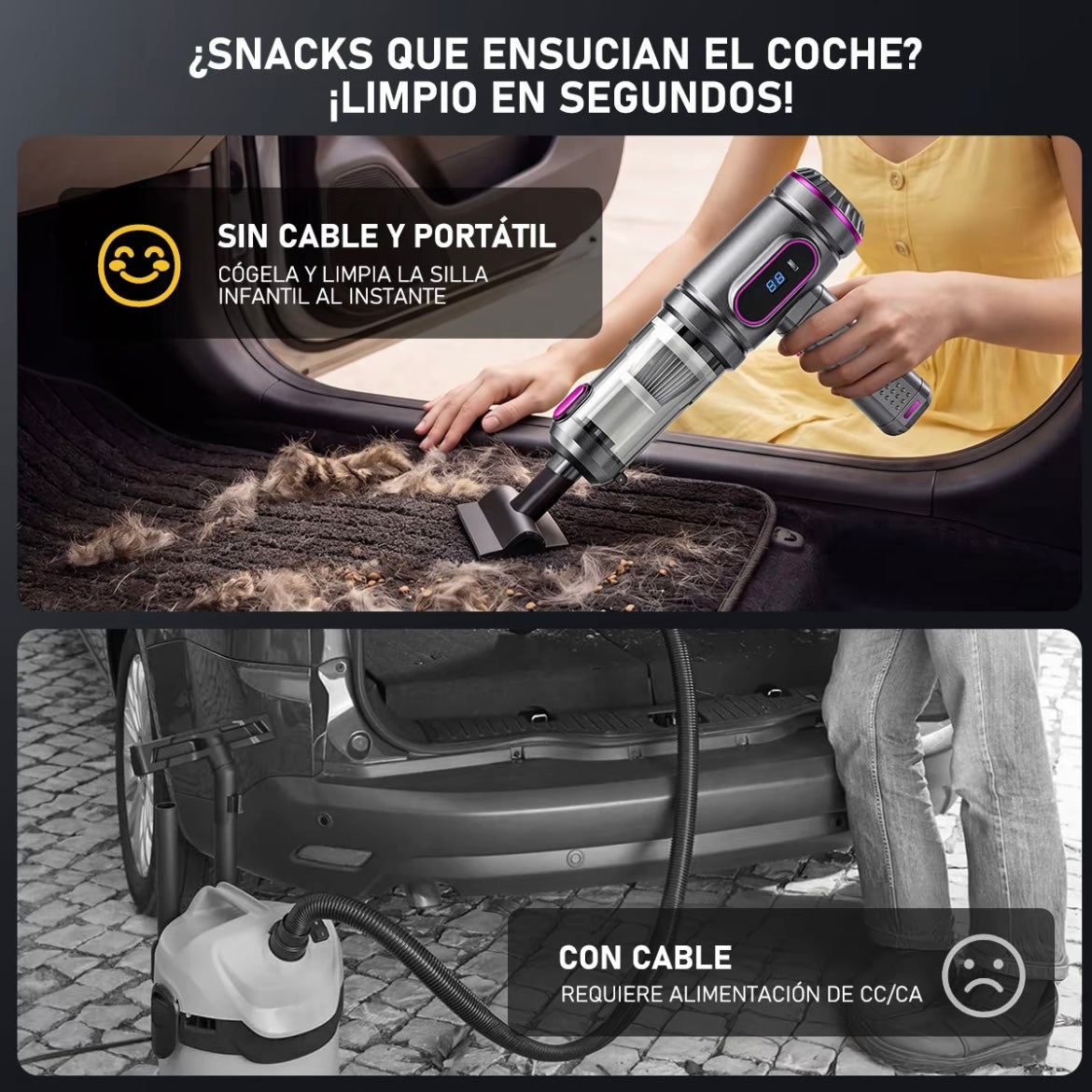 Aspirador inalámbrico CEKPUG V 35