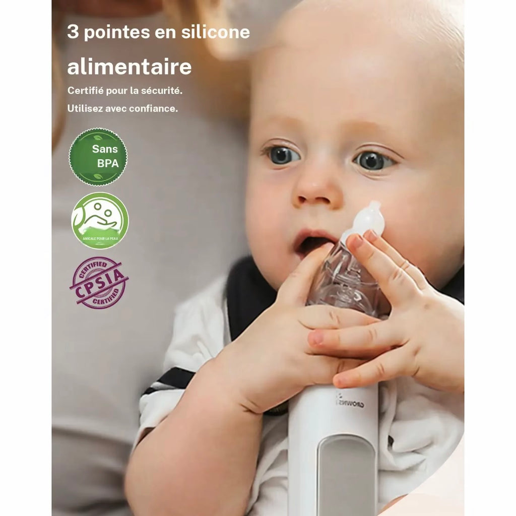 Aspirador de mucosidad nasal para bebé