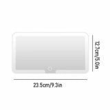 Espejo de maquillaje LED para coche