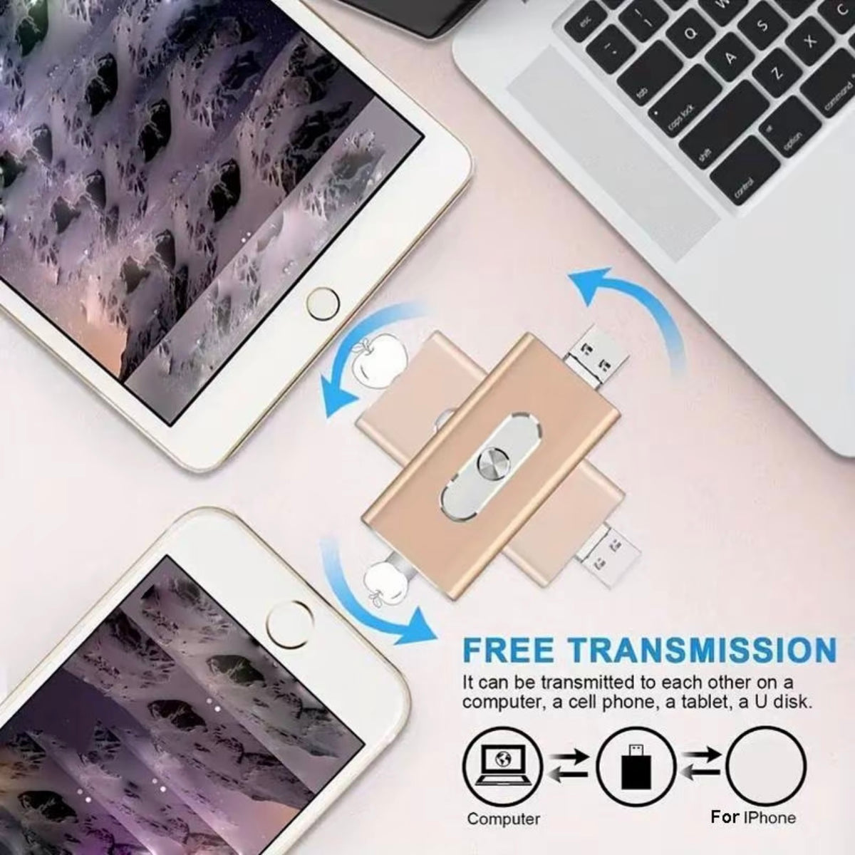Usb memoria portátil 4en1