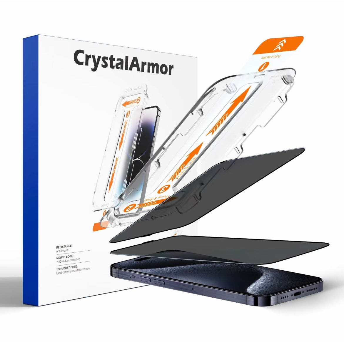 Protector de pantalla Crystal Armor Antiespia