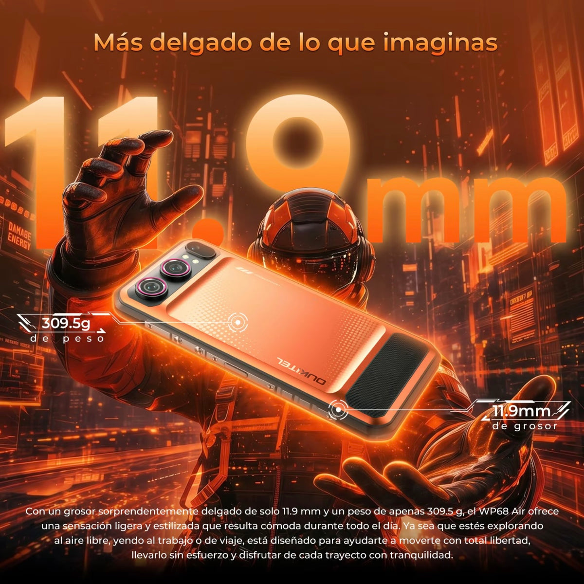 Oukitel wp68 air resistente