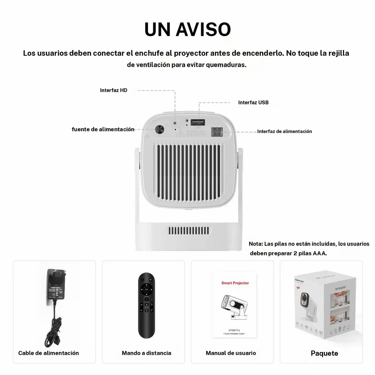 Proyector Magcubic HY310 con enfoque automático