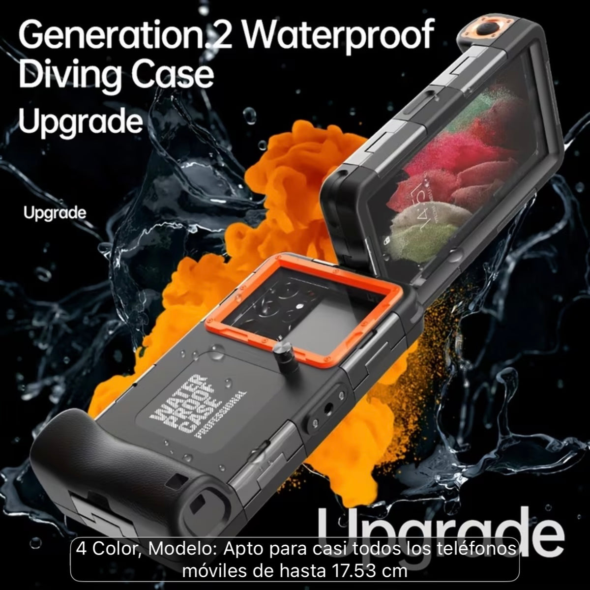 Funda impermeable para el móvil ￼