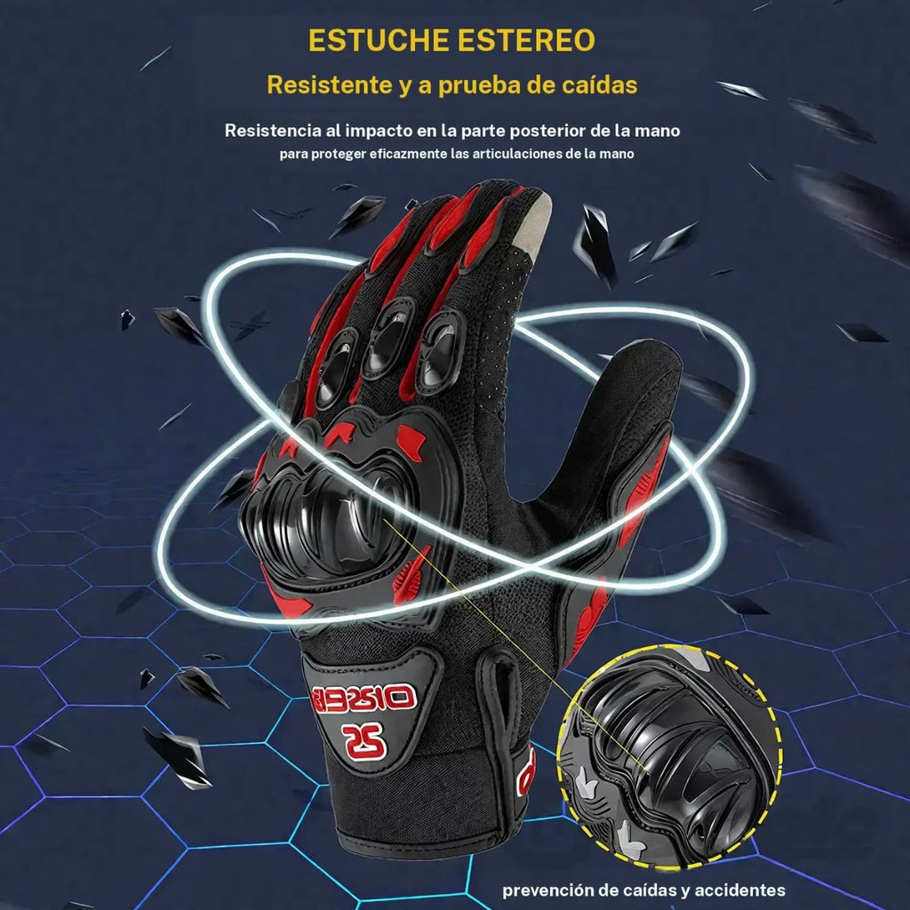Guantes con protección ciclismo￼