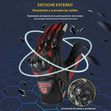 Guantes con protección ciclismo￼
