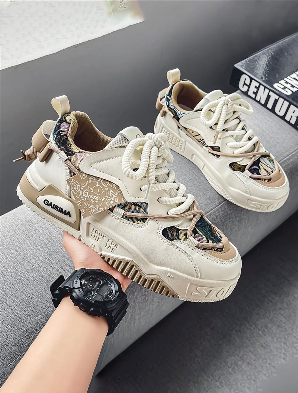 Zapatillas de hombre moderno para deporte, ￼￼