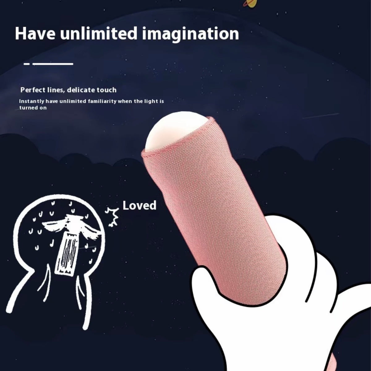 Luz Nocturna recargable de mano para dormitorio lampara