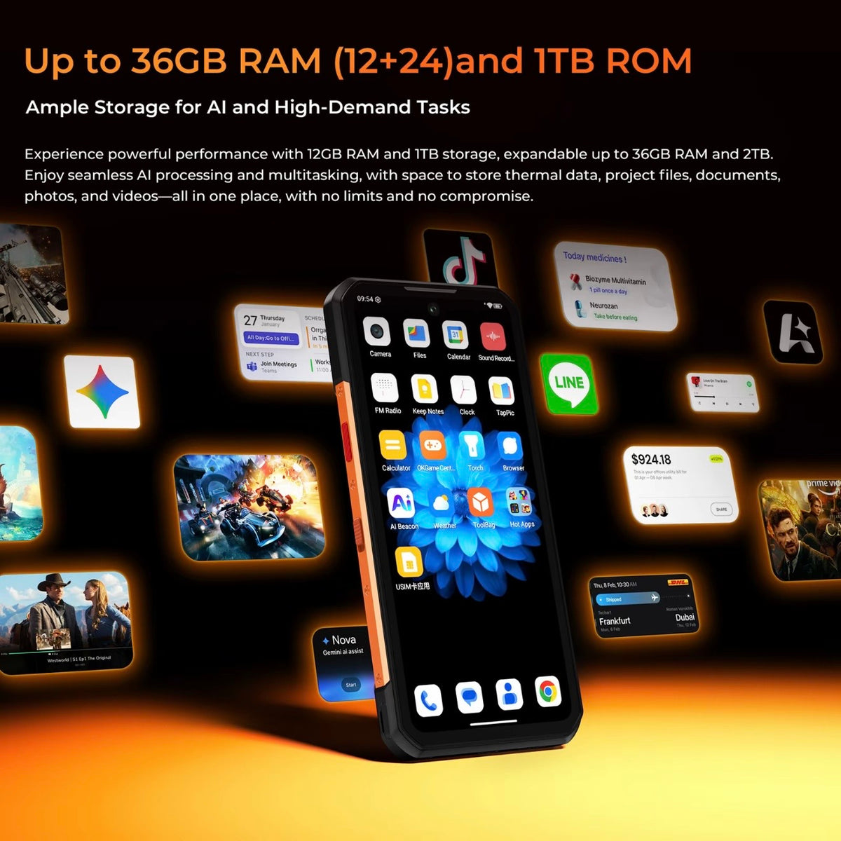 Movil OUKITEL WP500 5G Resistente