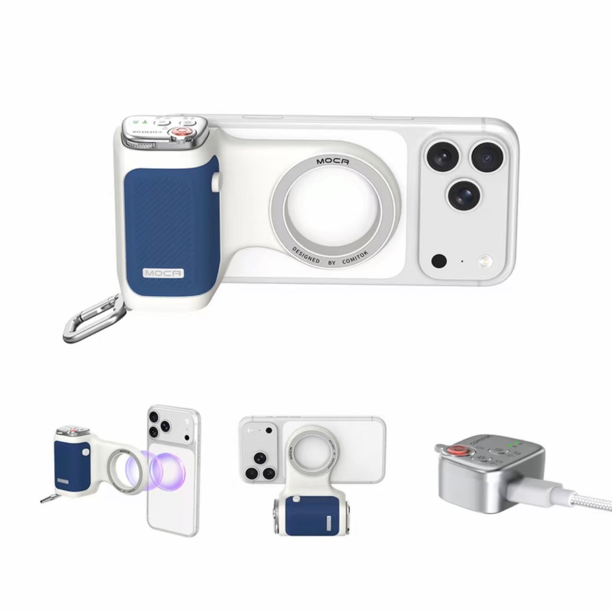Agarre para Teléfono magsafe Control de Cambio de Cámara y Enfoque,