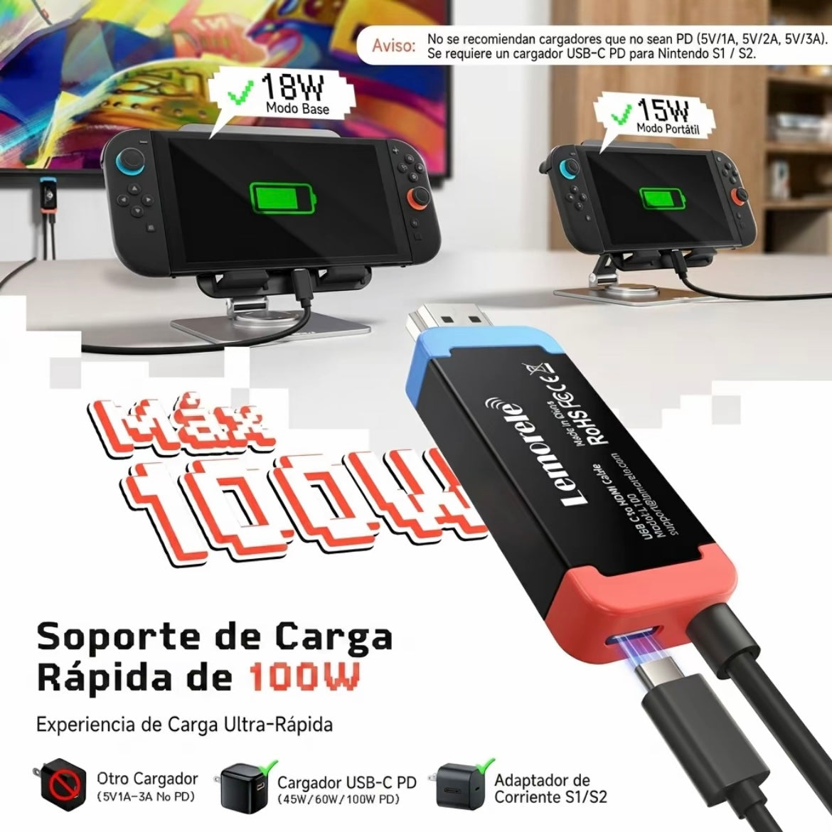 Cable HDMI Lemorele L100