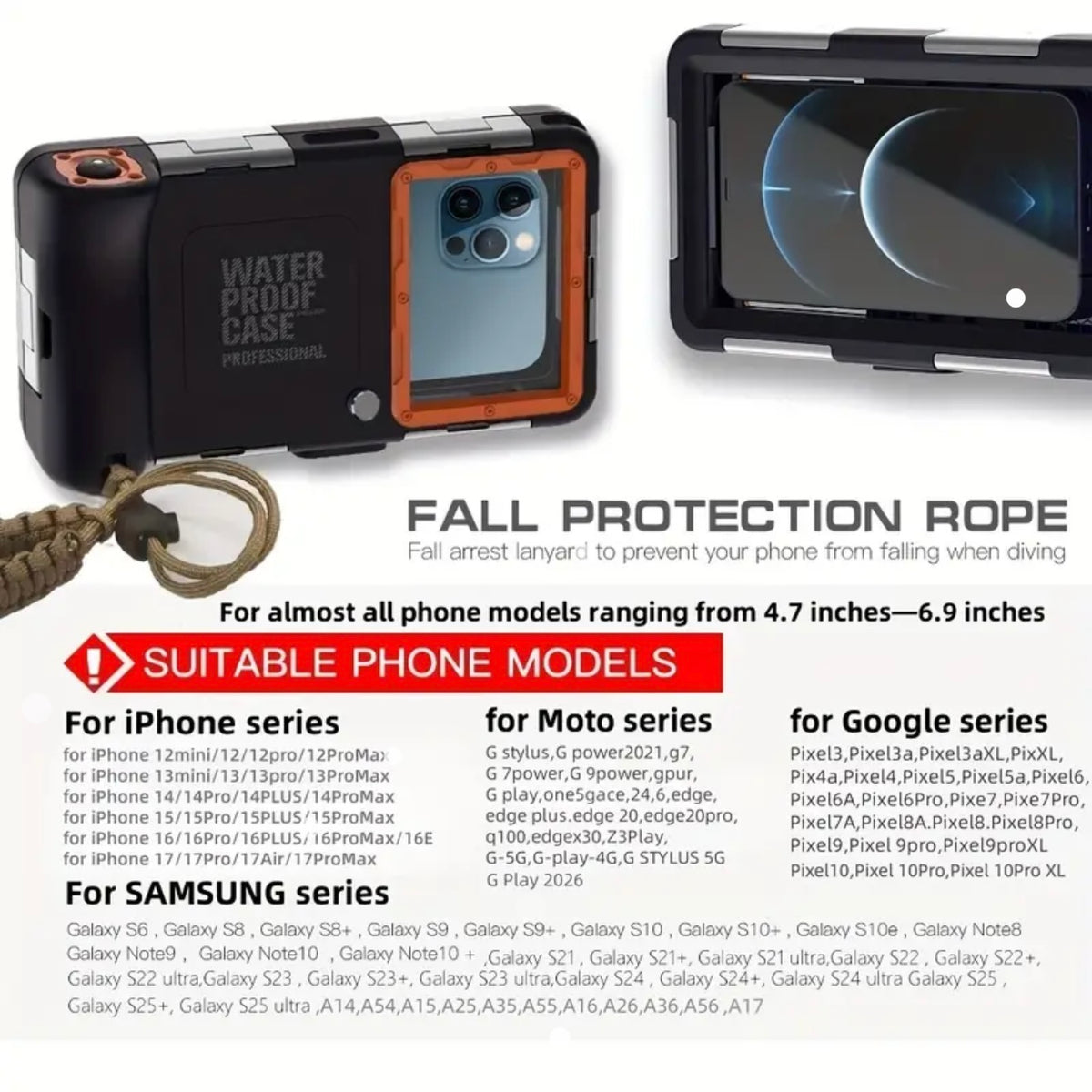 Funda impermeable para el móvil ￼