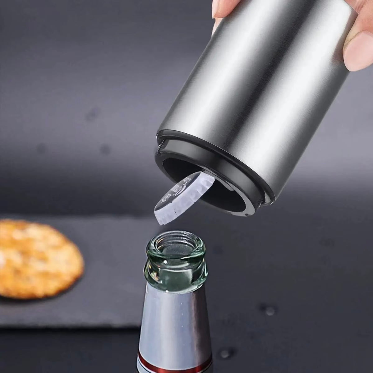Abridor de botellas de acero inoxidable