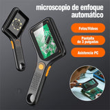 INSKAM Lupa de mano con luzlupa de lectura rectangular de 500X