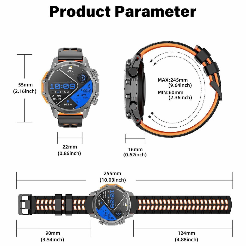 Reloj inteligente redondo