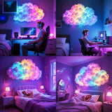 Luz led de fantasía "nube eléctrica" DIY