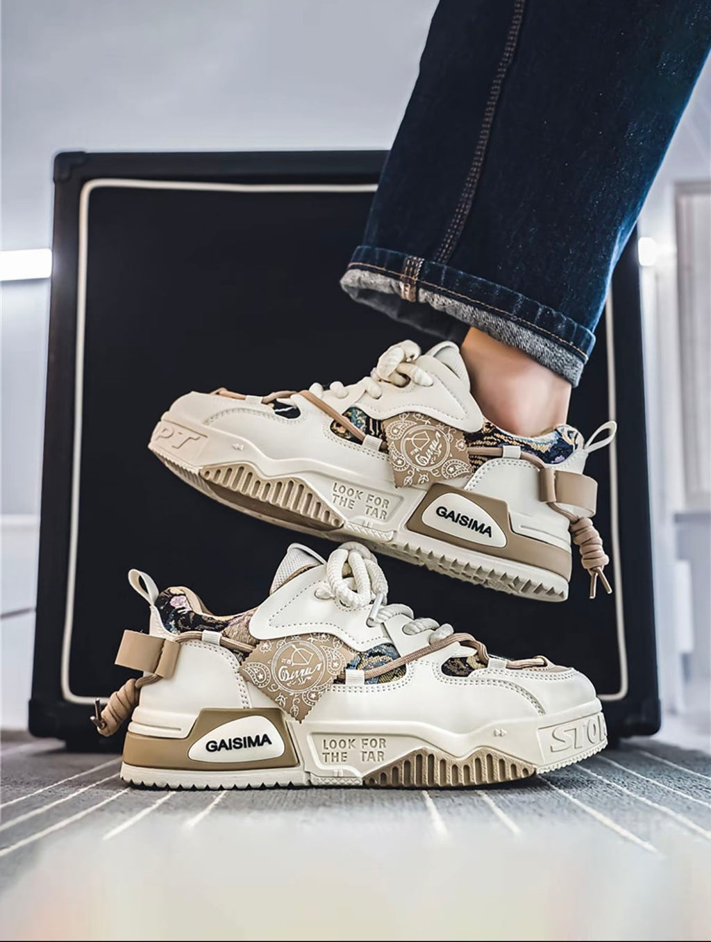 Zapatillas de hombre moderno para deporte, ￼￼