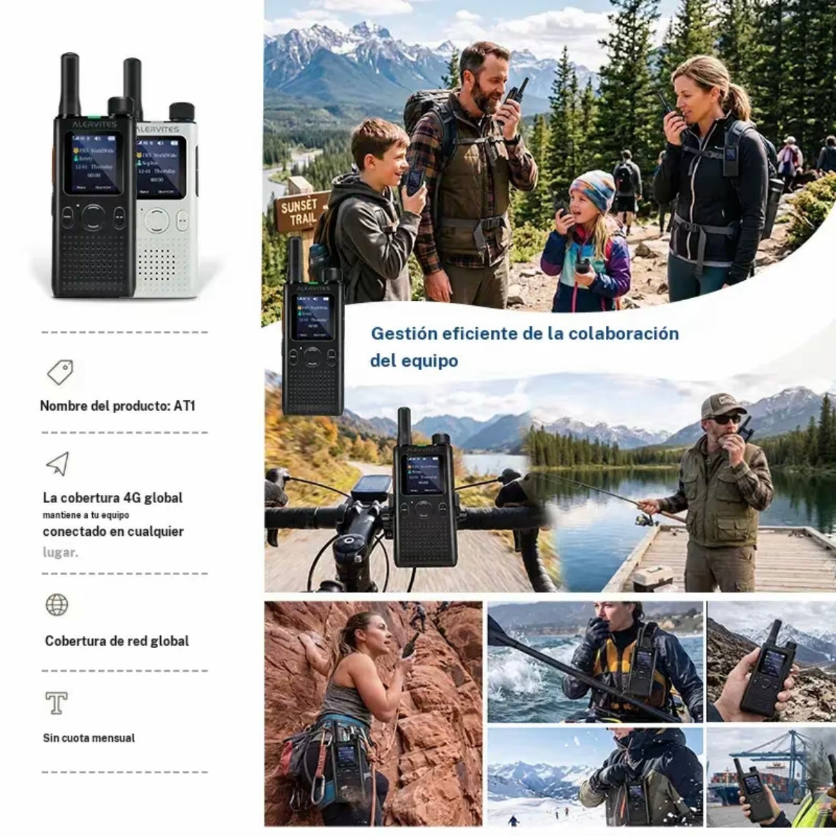 walkie-talkie Alervites-AT1