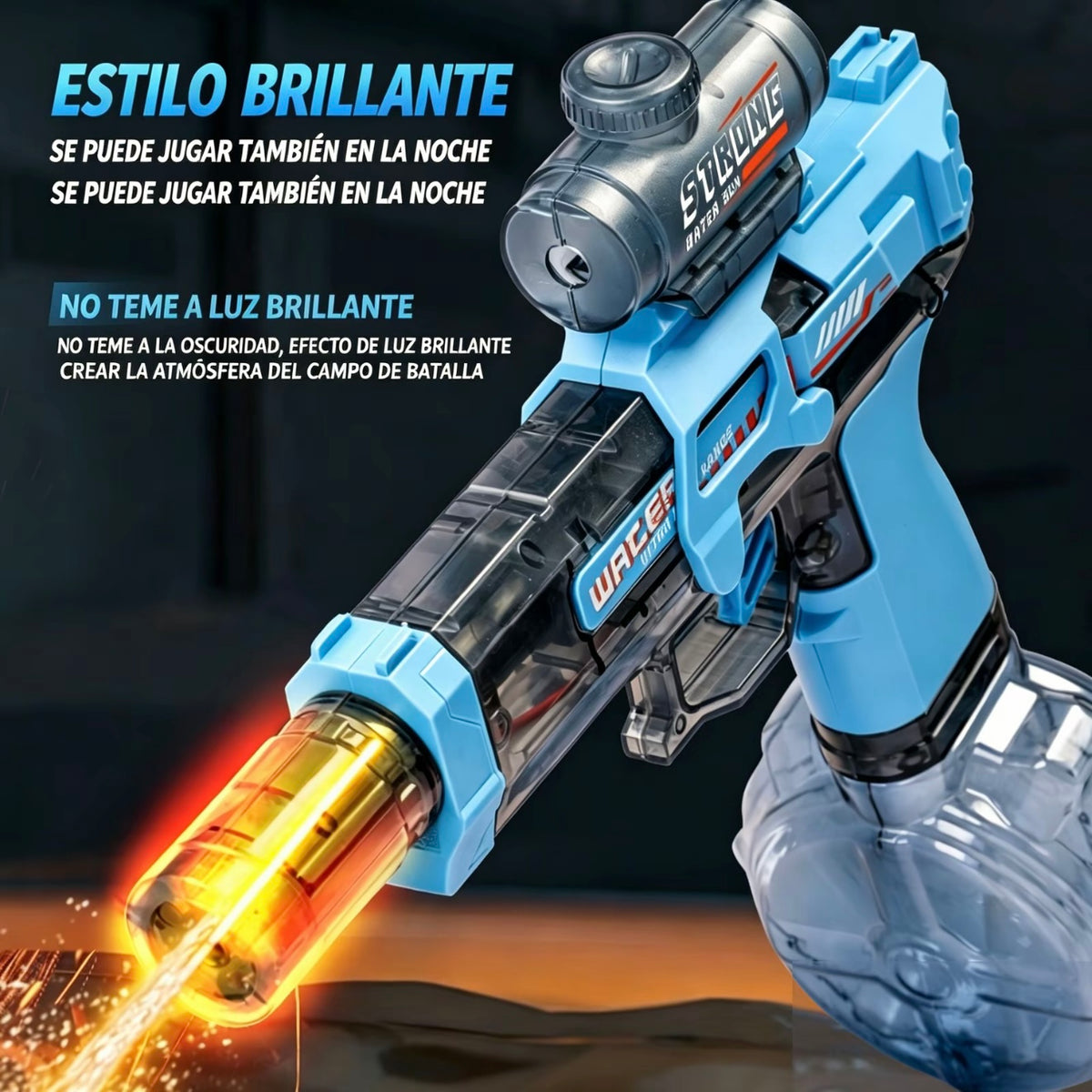 Pistola de agua eléctrica