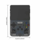 R36s Consola de juegos retro portátil, Pantalla a color HD,
