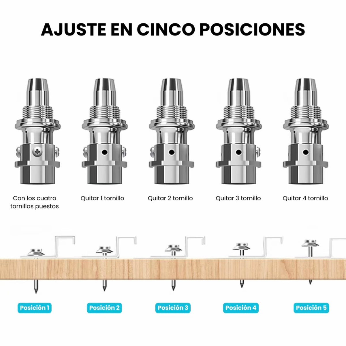 Pistola aplicador de clavo alta impacto ￼