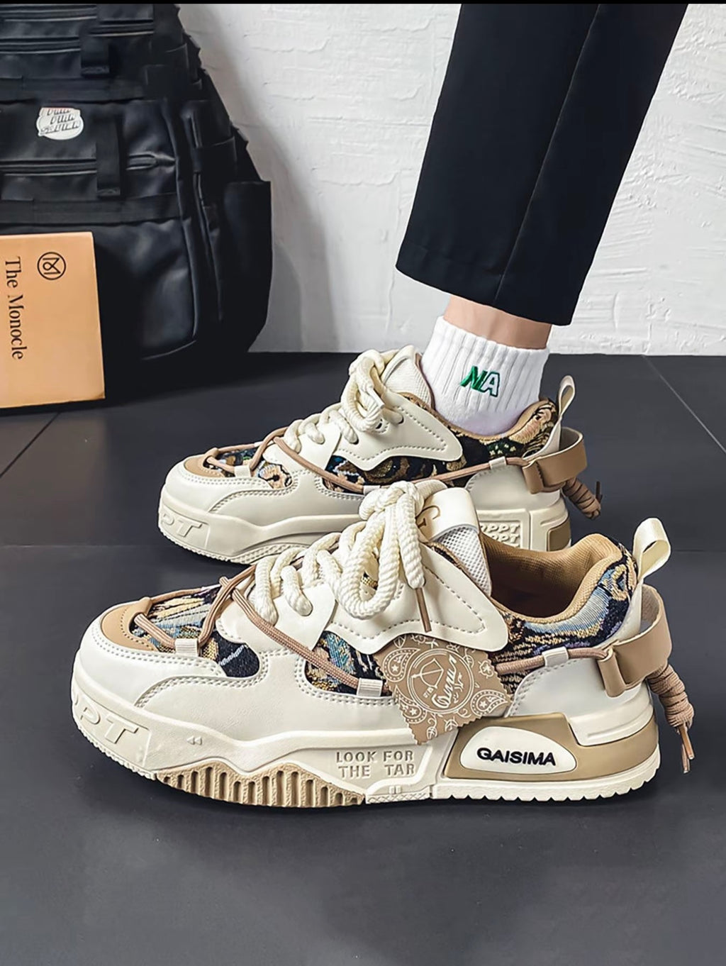 Zapatillas de hombre moderno para deporte, ￼￼