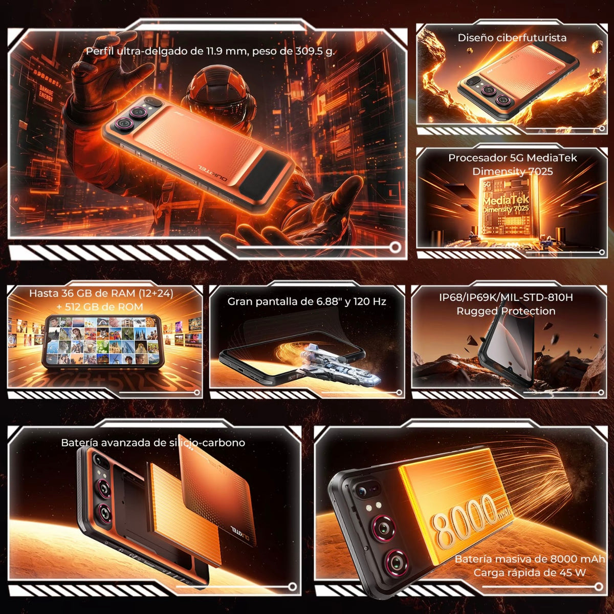 Oukitel wp68 air resistente