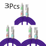 Cable usb tipo c a tipo c 4en1 de 240w