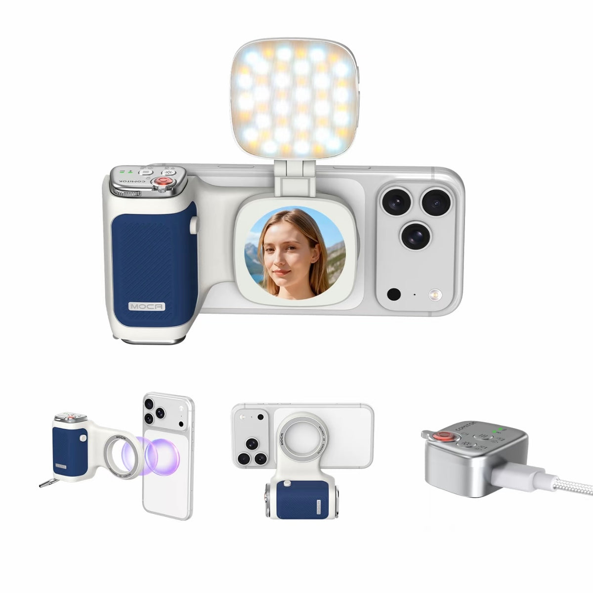 Agarre para Teléfono magsafe Control de Cambio de Cámara y Enfoque,