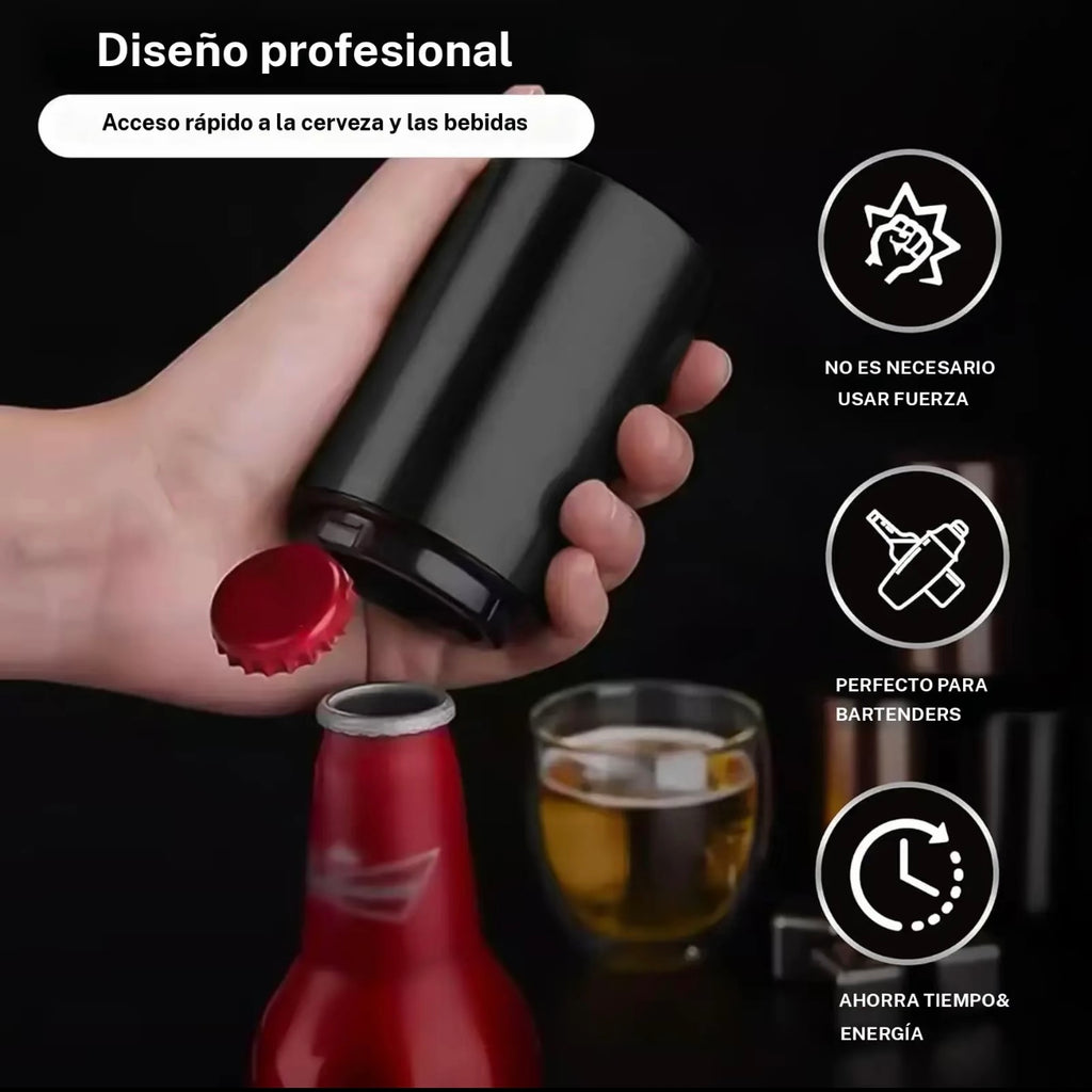 Abridor de botellas de acero inoxidable
