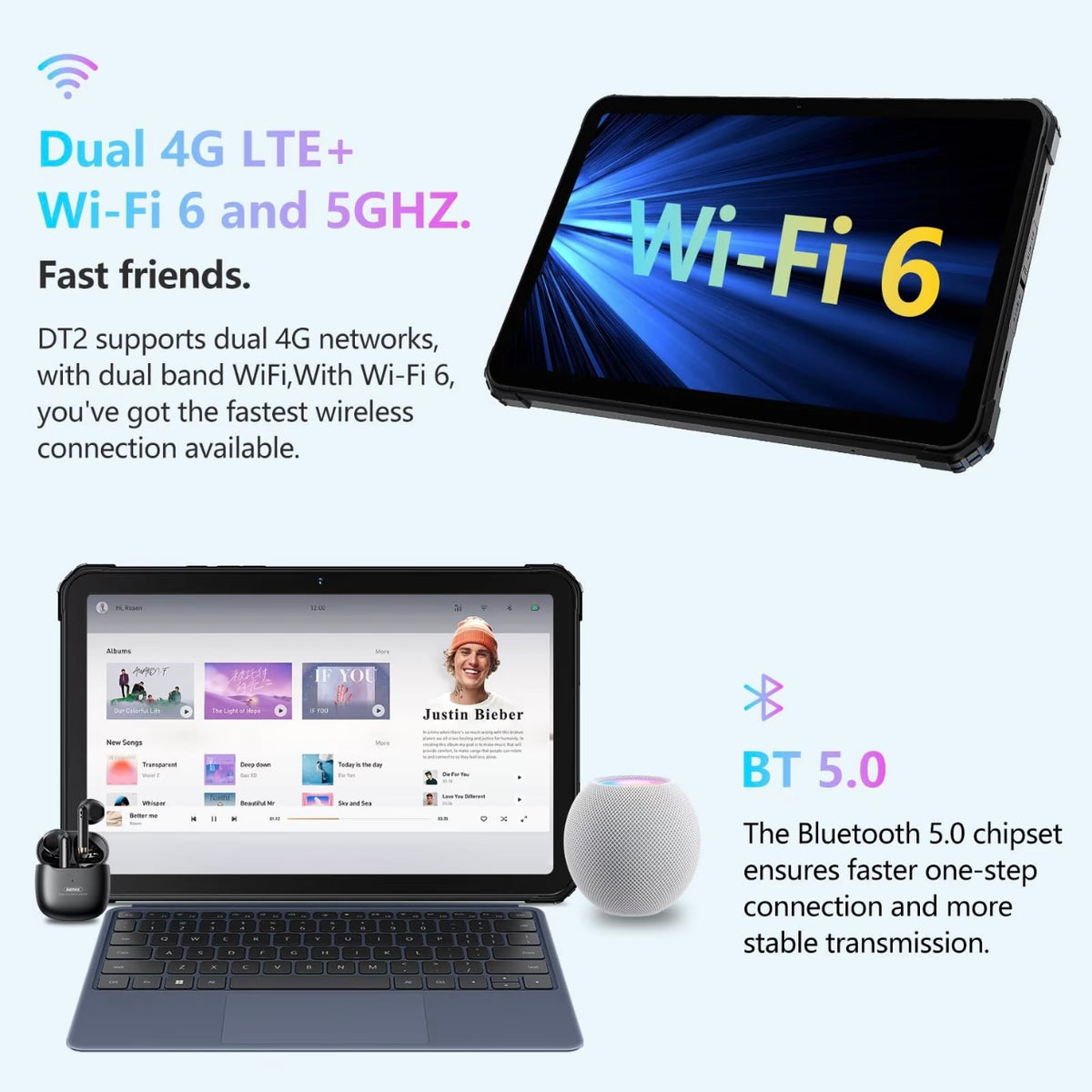FOSSiBOT Tablet irrompible 10.4