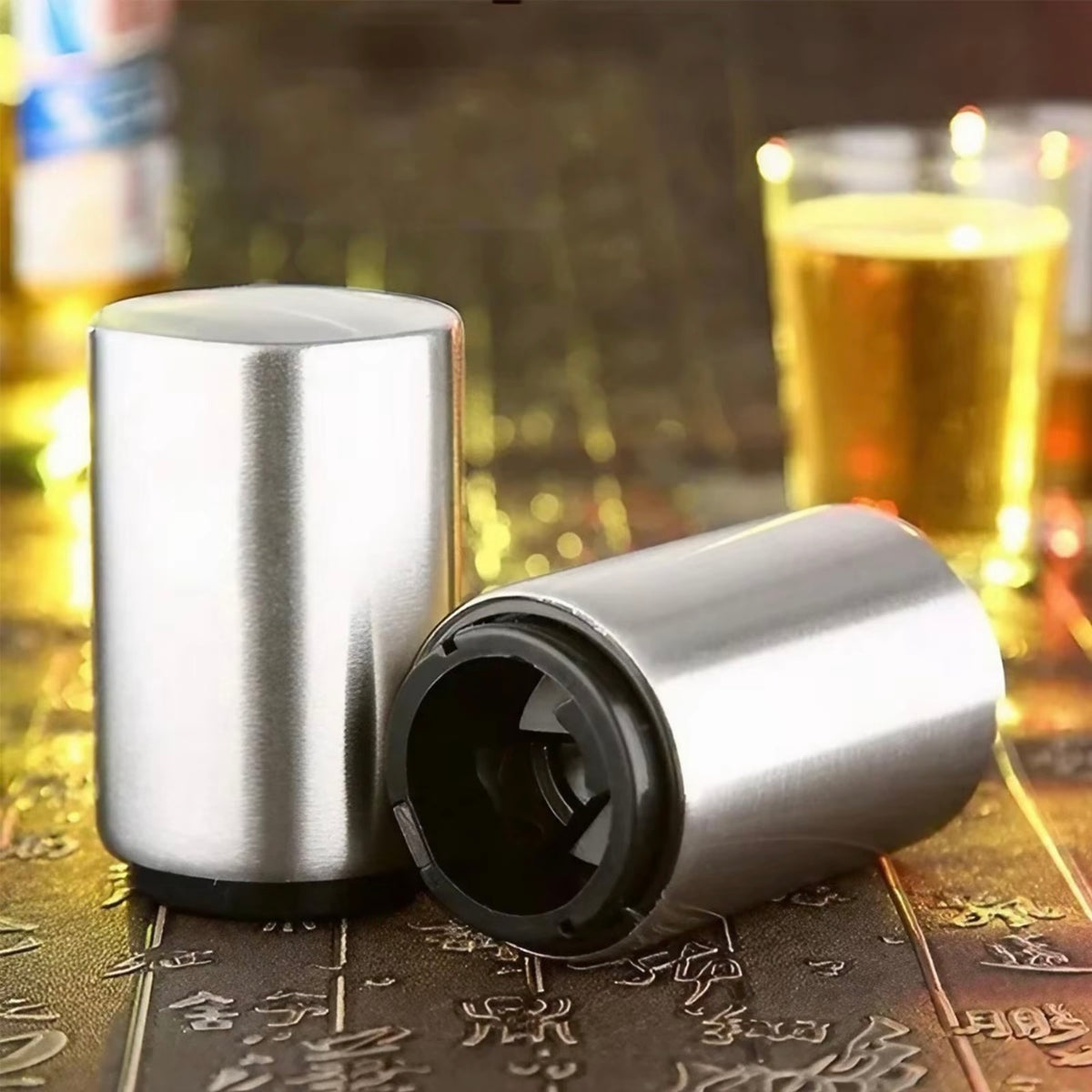 Abridor de botellas de acero inoxidable
