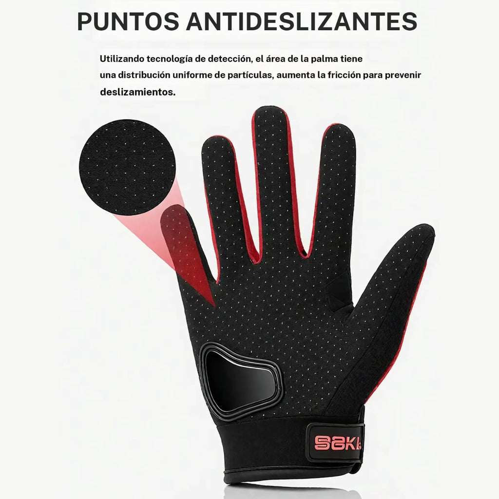 Guantes con protección ciclismo￼