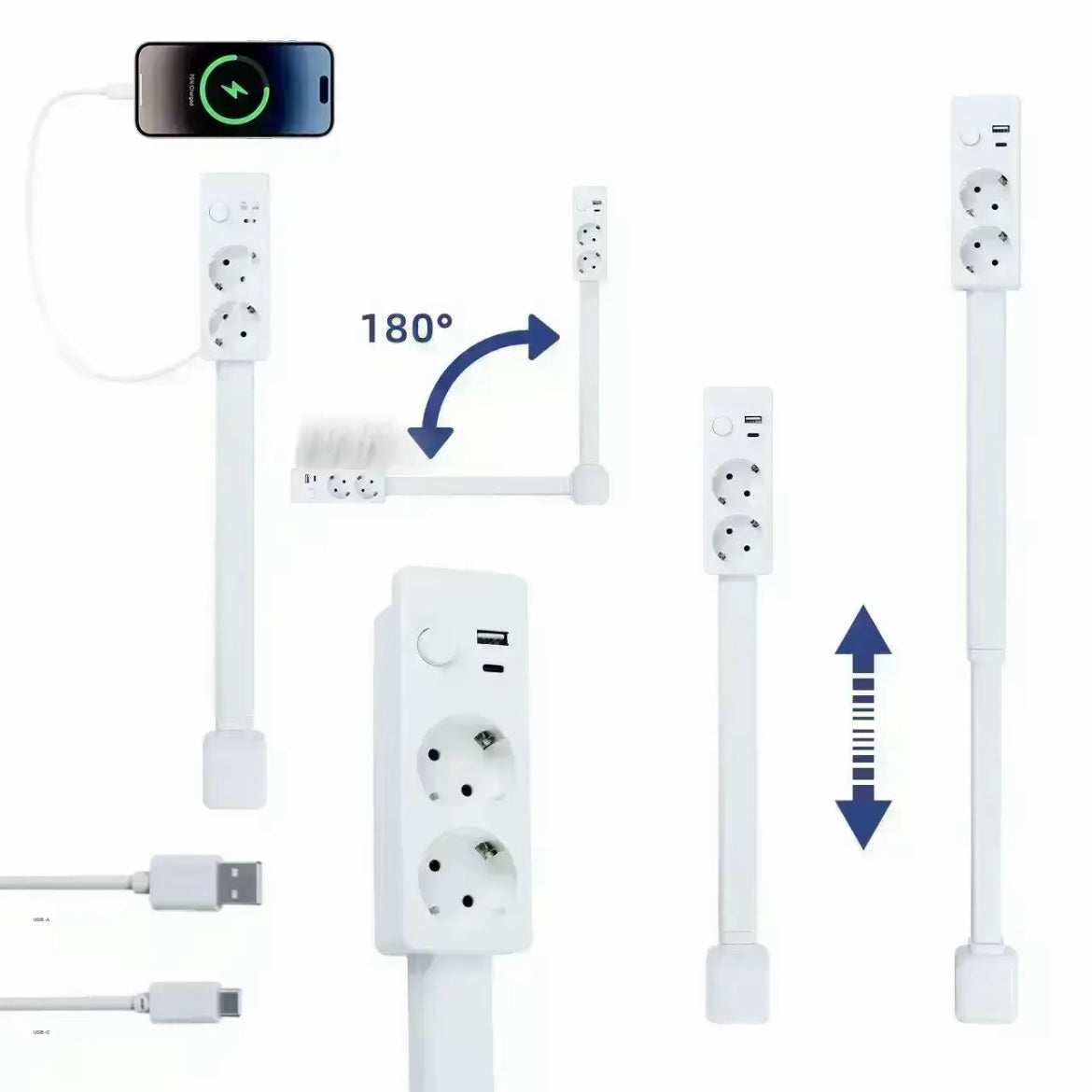 Regleta extensible alargador