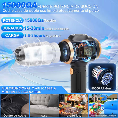 Aspiradora black-dual-filter-cartridge