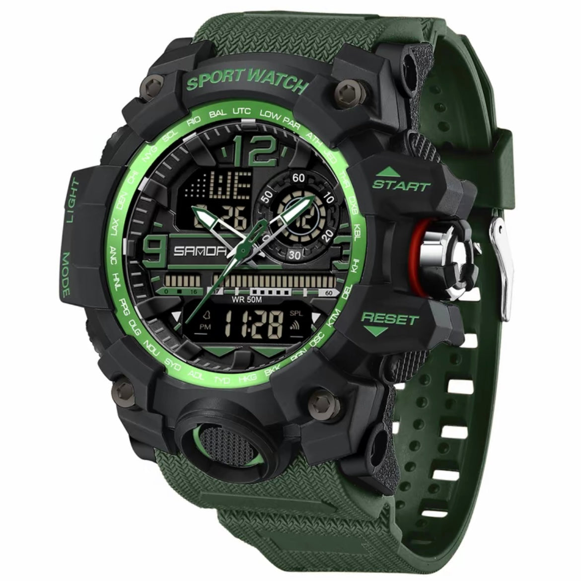Reloj deportivo de cuarzo