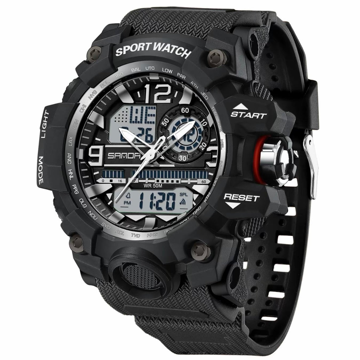 Reloj deportivo de cuarzo