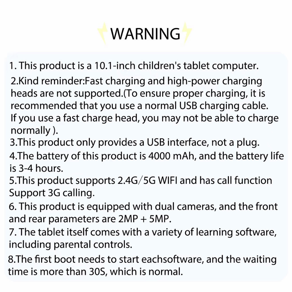 Tablet con control parental