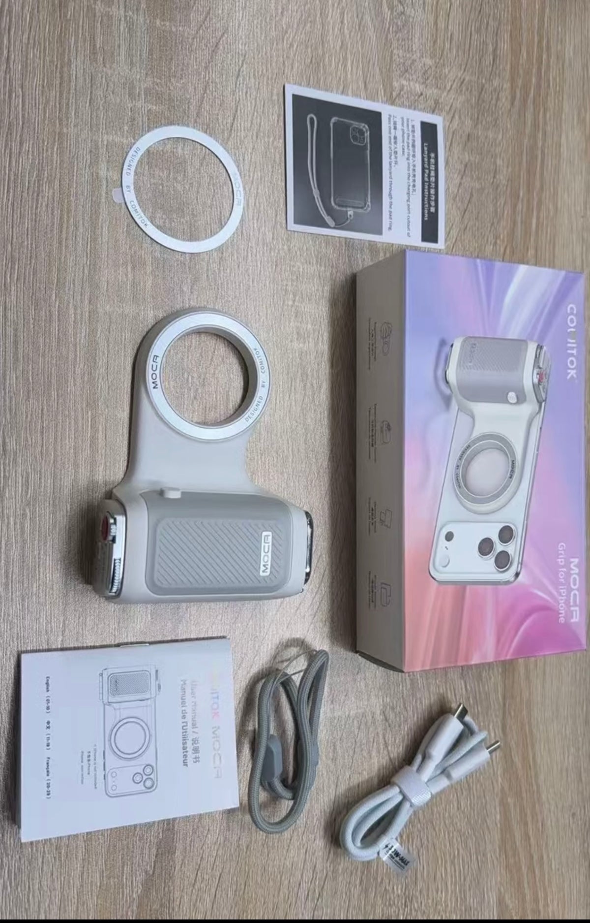 Agarre para Teléfono magsafe Control de Cambio de Cámara y Enfoque,