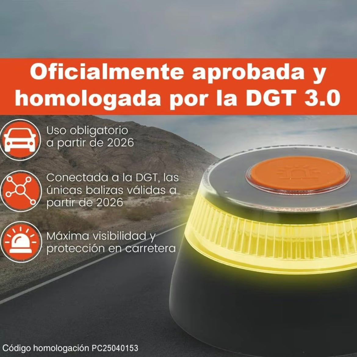 Luz de emergencia para coche