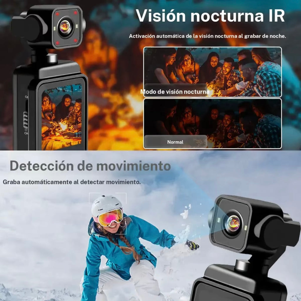Cámara portátil estabilizadora