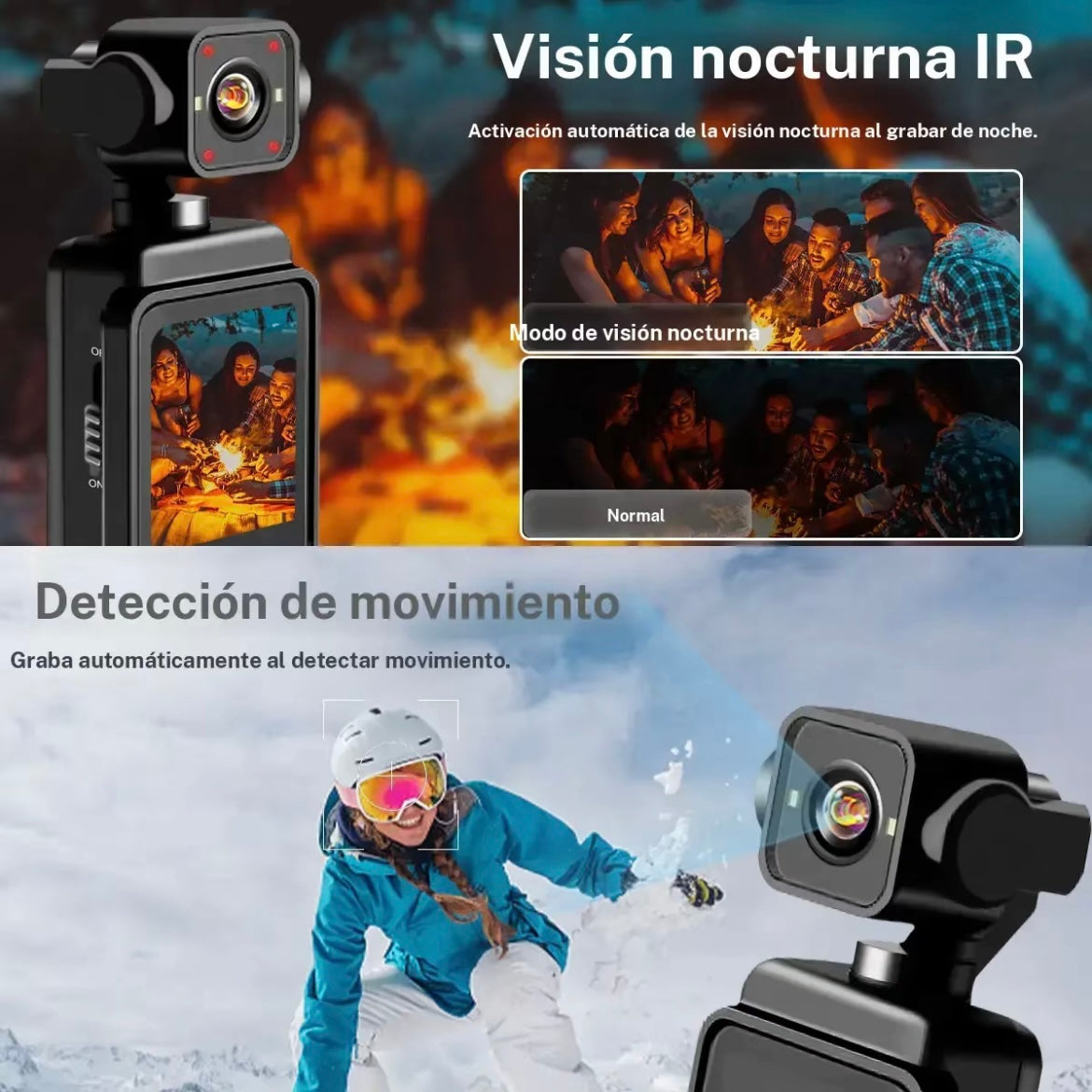 Cámara portátil estabilizadora