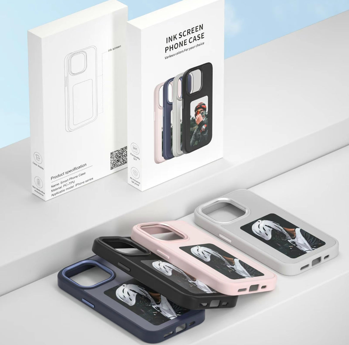 Funda de teléfono con tinte de pantalla inteligente