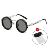 Gafas de sol ajustables 1-9 Gafas de pesca polarizadas redondeadas con lentes de filtro