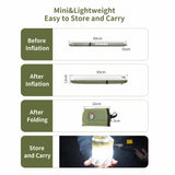 Luz inflable plegable