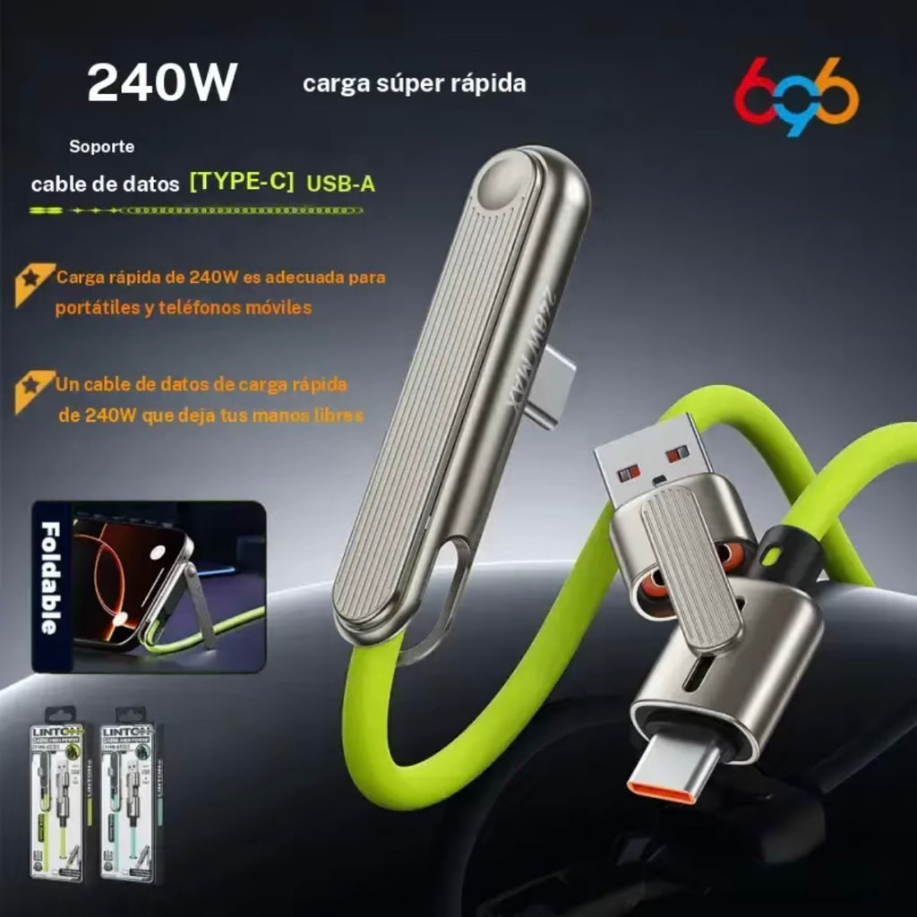 Cable carga ultra rápida 240W